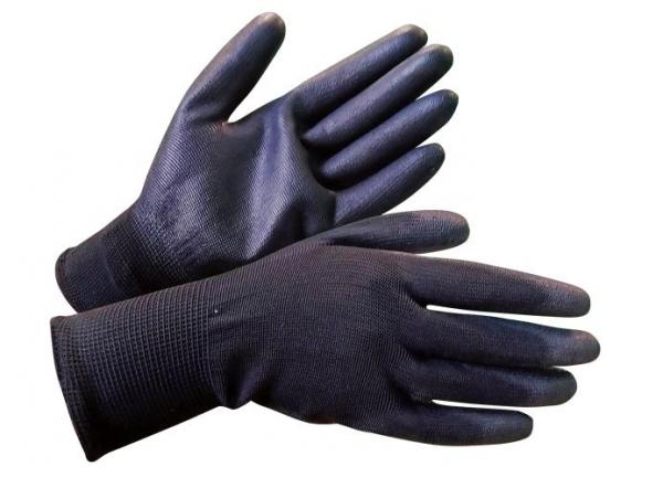 Перчатки облитая ладонь черные 25гр. (48/1200) купить онлайн за 53 руб. в интернет-магазине ТД ОЛИС