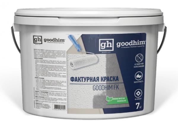 Краска фактурная GOODHIM FK, 7 кг купить онлайн за 1415 руб. в интернет-магазине ТД ОЛИС