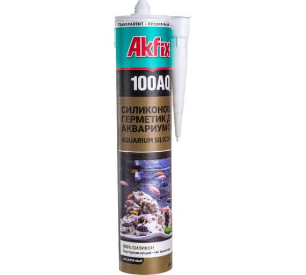 Akfix 100AQ Аквариумный силиконовый герметик 280 мл (прозрачный)  купить онлайн за 572 руб. в интернет-магазине ТД ОЛИС