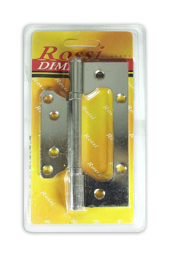 Петля дверная 2шт 120х75х2,5 2 подш хром SS Rossi (10/70)  купить онлайн за 118 руб. в интернет-магазине ТД ОЛИС