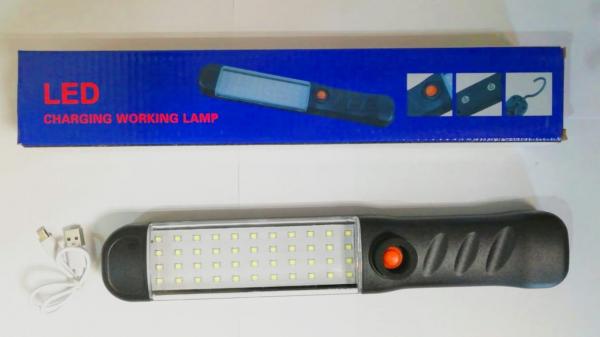 Переноска светильник аккум. 48LED MASTER черная на магните купить онлайн за 534 руб. в интернет-магазине ТД ОЛИС
