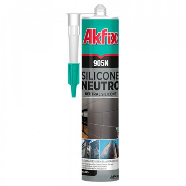 Akfix 905N Нейтральный силиконовый герметик 310 мл (прозрачный) купить онлайн за 600 руб. в интернет-магазине ТД ОЛИС