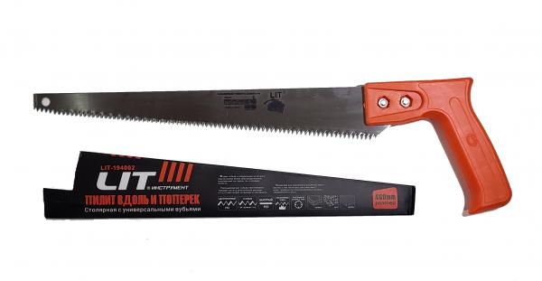 Ножовка по дереву 16 400мм LIT (10/60) купить онлайн за 174 руб. в интернет-магазине ТД ОЛИС