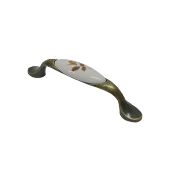 Ручка мебельная, скоба RS113AB/16 96 мм (керамика/ст.бронза) купить онлайн за 200 руб. в интернет-магазине ТД ОЛИС