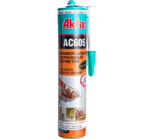 Akfix AC605 Акриловый герметик 310 мл (белый) купить онлайн за 156 руб. в интернет-магазине ТД ОЛИС