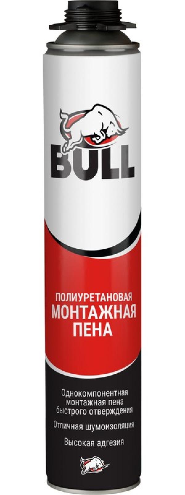 Bull PF65 Профессиональная монтажная пена, 850 гр. купить онлайн за 505 руб. в интернет-магазине ТД ОЛИС