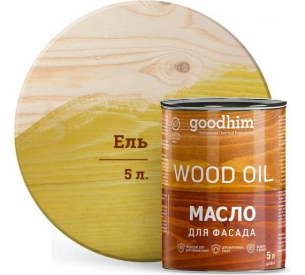 Масло для фасада GOODHIM (ель), 5 л купить онлайн за 11619 руб. в интернет-магазине ТД ОЛИС