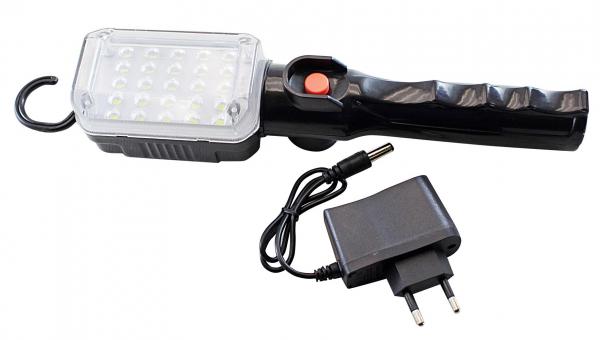 Переноска светильник аккум. 25LED MASTER черная на магните, зарядка от 220Вт. (5/30) купить онлайн за 680 руб. в интернет-магазине ТД ОЛИС