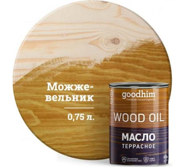 Масло террасное GOODHIM (можжевельник), 0,75 л купить онлайн за 1649 руб. в интернет-магазине ТД ОЛИС