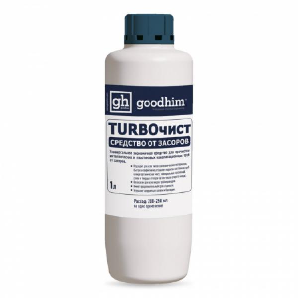 Средство от засоров GOODHIM Turboчист, 1 л купить онлайн за 375 руб. в интернет-магазине ТД ОЛИС