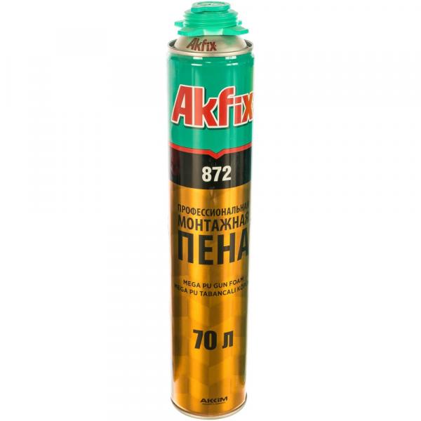 Akfix 872 Профессиональная монтажная пена, 1020 гр. купить онлайн за 619 руб. в интернет-магазине ТД ОЛИС