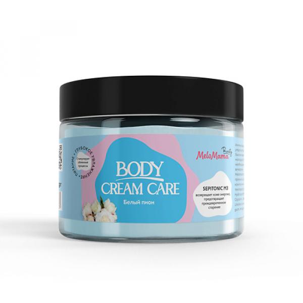 Крем питательный BODY CREAM CARE MeloMama Белый пион 300 гр купить онлайн за 649 руб. в интернет-магазине ТД ОЛИС
