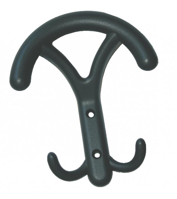 Крючок-вешалка №20 (полимер черный) купить онлайн за 233 руб. в интернет-магазине ТД ОЛИС