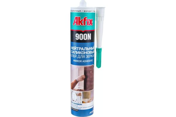Akfix 900N Силиконовый клей-герметик для зеркал 280 мл (прозрачный) купить онлайн за 630 руб. в интернет-магазине ТД ОЛИС
