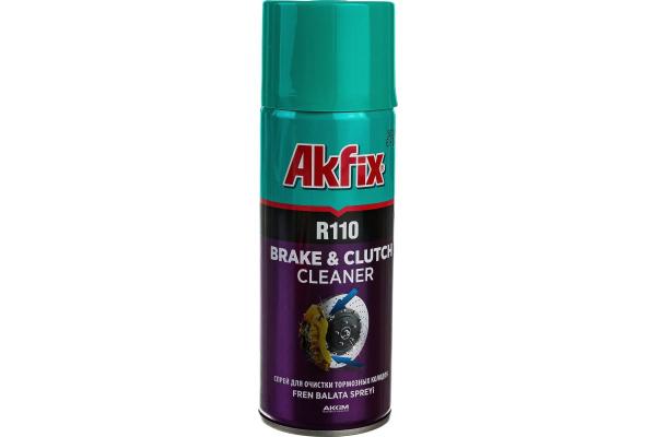 Akfix R110 Спрей-очиститель тормозных колодок и сцепления 400 мл купить онлайн за 276 руб. в интернет-магазине ТД ОЛИС