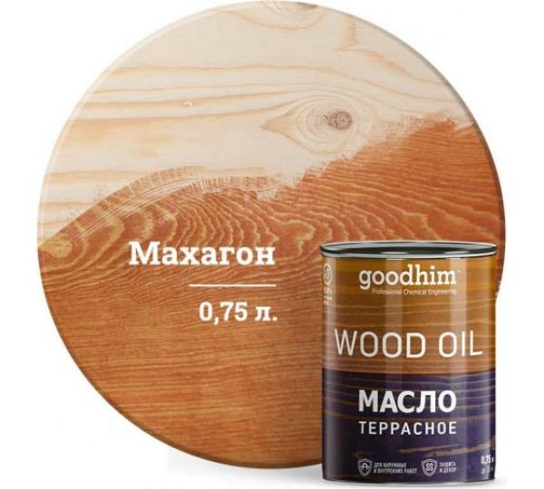 Масло террасное GOODHIM (махагон), 0,75 л купить онлайн за 1649 руб. в интернет-магазине ТД ОЛИС