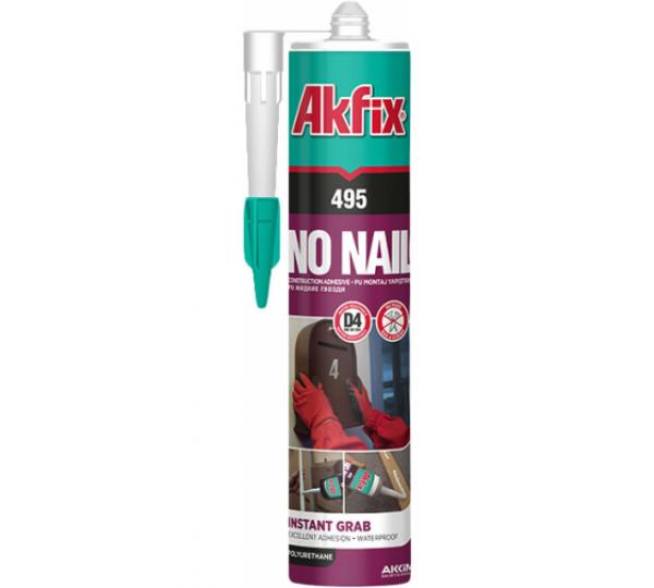 Akfix 495 ПУ Экспресс монтажный клей Жидкие гвозди 310 мл купить онлайн за 472 руб. в интернет-магазине ТД ОЛИС