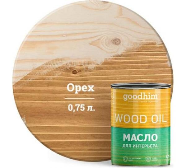 Масло для интерьера GOODHIM (орех), 0,75 л купить онлайн за 1272 руб. в интернет-магазине ТД ОЛИС