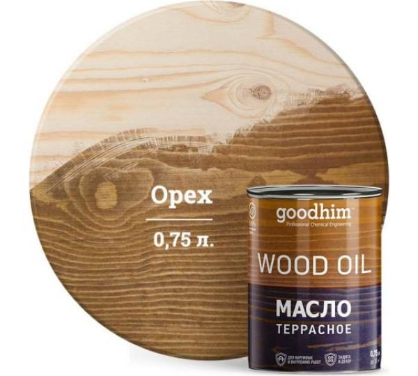Масло террасное GOODHIM (орех), 0,75 л купить онлайн за 1649 руб. в интернет-магазине ТД ОЛИС