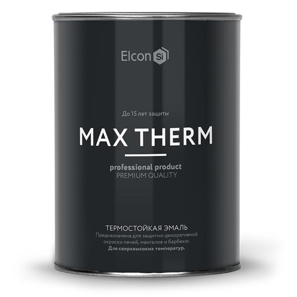 Термостойкая эмаль Elcon Max Therm черная 0,8 кг (1200 градусов) купить онлайн за 696 руб. в интернет-магазине ТД ОЛИС