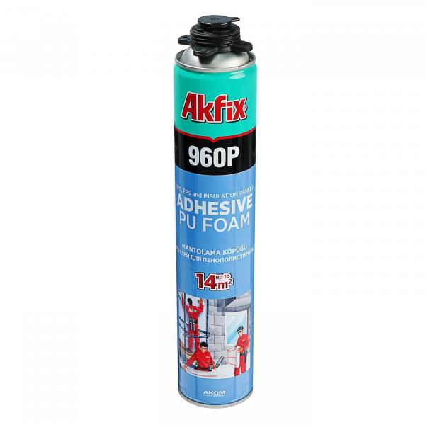 Akfix 960Р Профессиональная клей-пена всесезонная, 800 мл купить онлайн за 663 руб. в интернет-магазине ТД ОЛИС