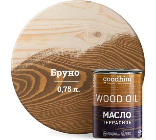 Масло террасное GOODHIM (бруно), 0,75 л купить онлайн за 1649 руб. в интернет-магазине ТД ОЛИС