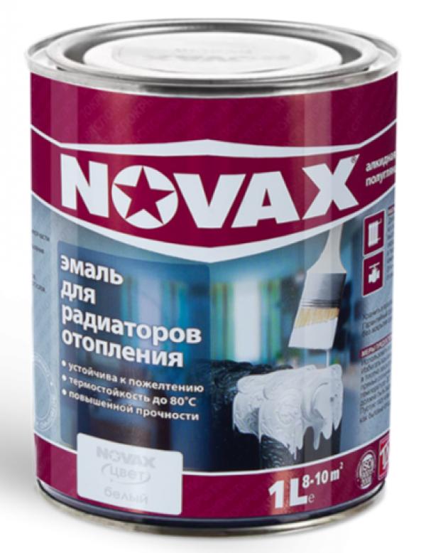 Эмаль алкидная для радиаторов отопления NOVAX, 1 л купить онлайн за 586 руб. в интернет-магазине ТД ОЛИС