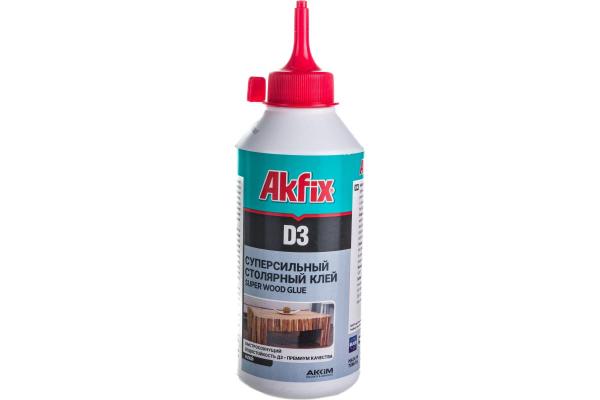  Akfix D3 Столярный клей ПВА 500 гр купить онлайн за 347 руб. в интернет-магазине ТД ОЛИС