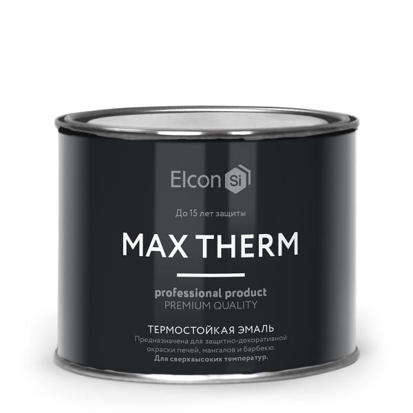 Термостойкая эмаль Elcon Max Therm черная 0,4 кг (1200 градусов) купить онлайн за 453 руб. в интернет-магазине ТД ОЛИС