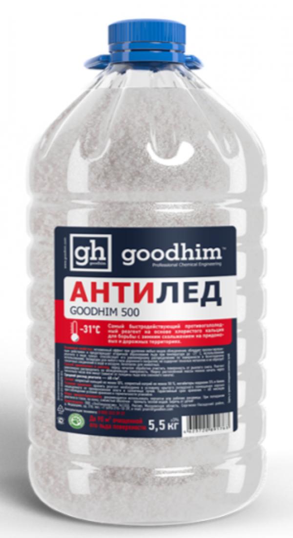 Антигололедный реагент (сухой) GOODHIM 500 № 31 (ПЭТ), 5,5кг купить онлайн за 561 руб. в интернет-магазине ТД ОЛИС